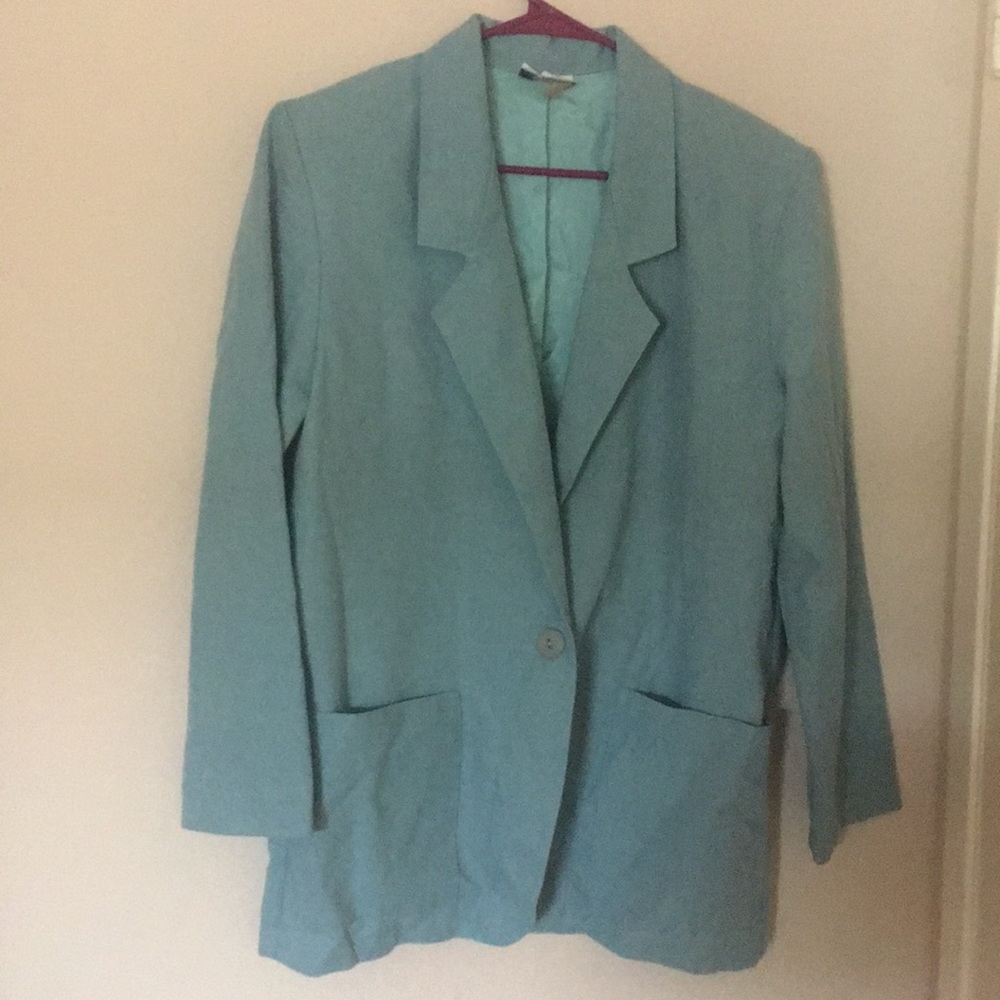 Sea foam green Blazer